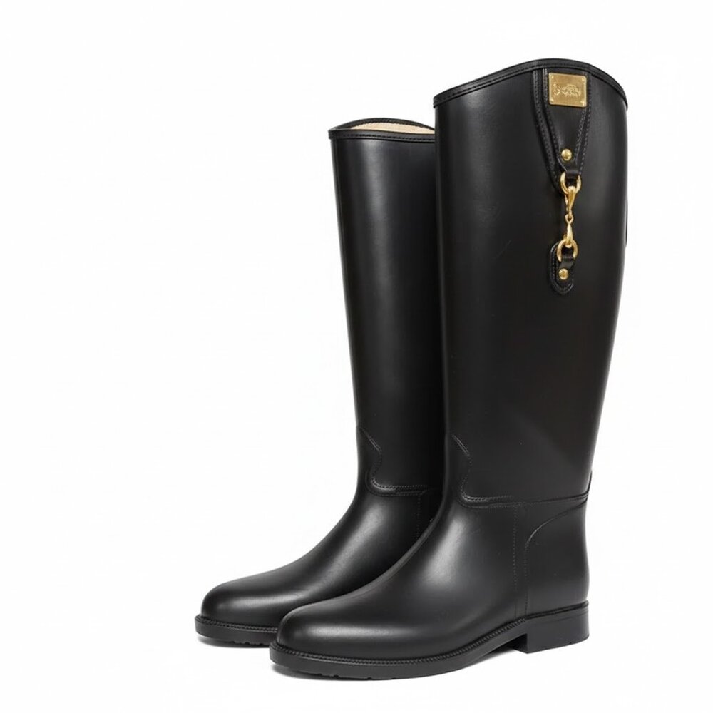 Black DAV Riding Boots